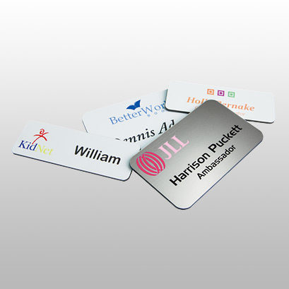 Laser Engraved Name Tags made in Ventura